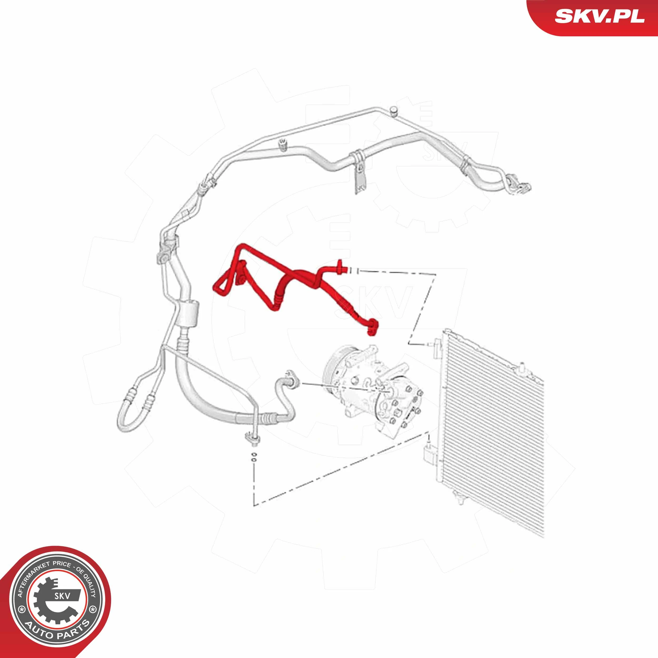 High/Low-pressure Line, air conditioning